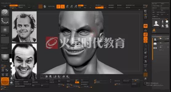  Zbrush人脸雕刻 | 百变艺人杰克尼科尔森的“易容术”你学废了吗？