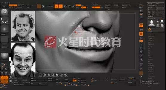  Zbrush人脸雕刻 | 百变艺人杰克尼科尔森的“易容术”你学废了吗？