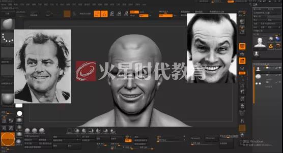  Zbrush人脸雕刻 | 百变艺人杰克尼科尔森的“易容术”你学废了吗？