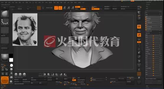  Zbrush人脸雕刻 | 百变艺人杰克尼科尔森的“易容术”你学废了吗？