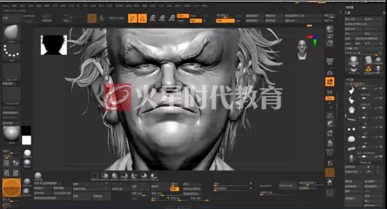  Zbrush人脸雕刻 | 百变艺人杰克尼科尔森的“易容术”你学废了吗？