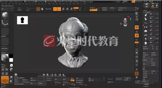  Zbrush人脸雕刻 | 百变艺人杰克尼科尔森的“易容术”你学废了吗？