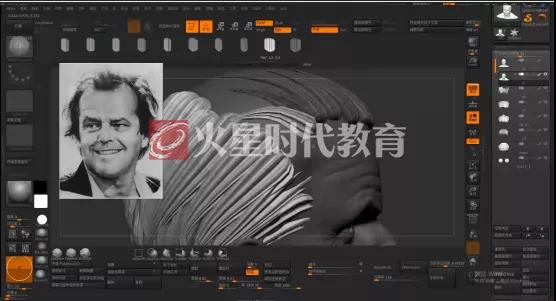  Zbrush人脸雕刻 | 百变艺人杰克尼科尔森的“易容术”你学废了吗？