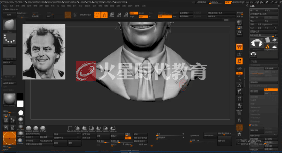  Zbrush人脸雕刻 | 百变艺人杰克尼科尔森的“易容术”你学废了吗？