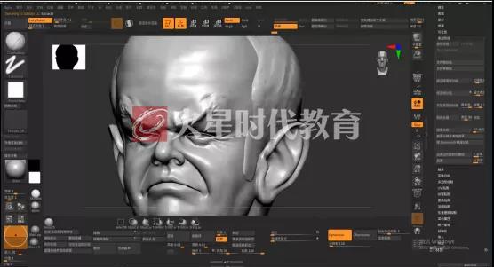  Zbrush人脸雕刻 | 百变艺人杰克尼科尔森的“易容术”你学废了吗？