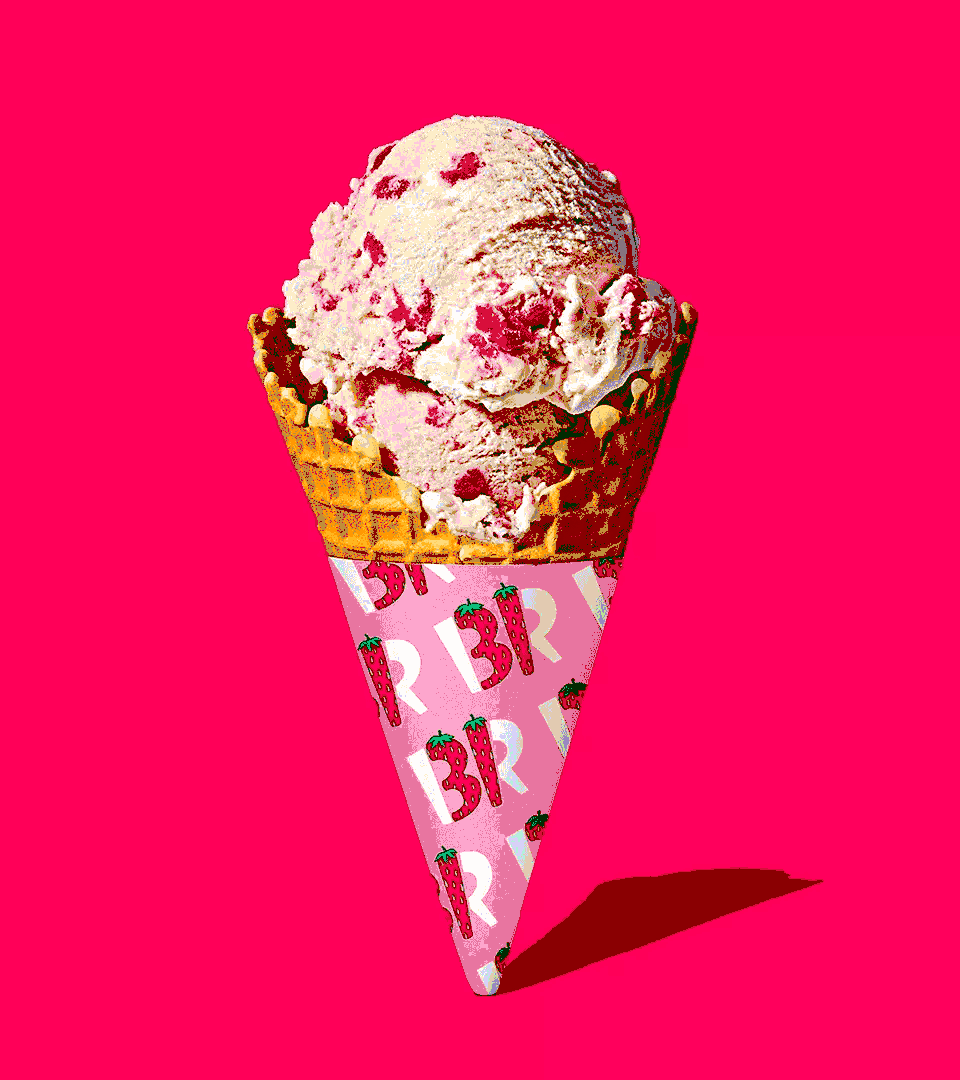 31冰淇淋这套新视觉方案，真正带出了它的美味