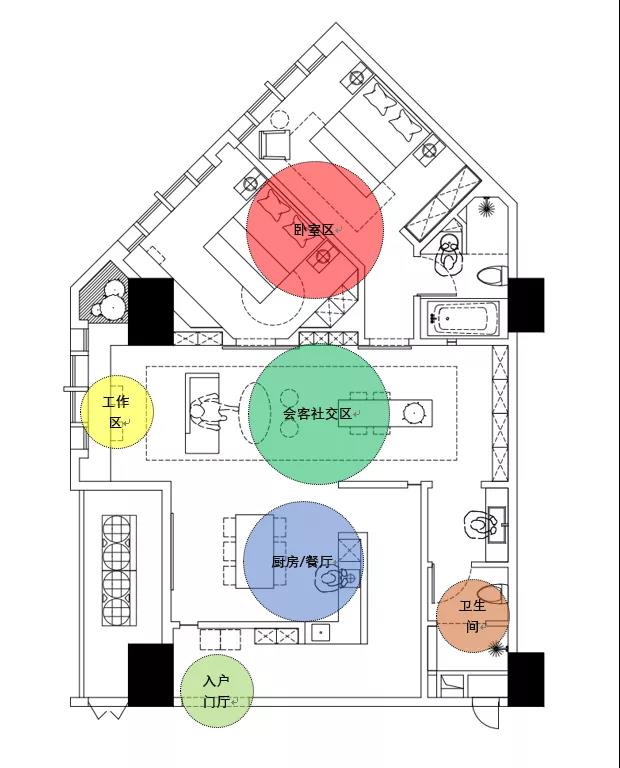 一栋异型酒店公寓，如何优化户型平面设计方案