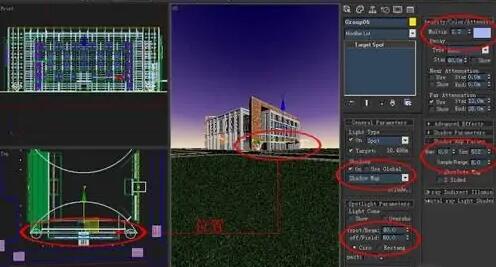 3DMAX怎么做室外灯光效果？.jpg