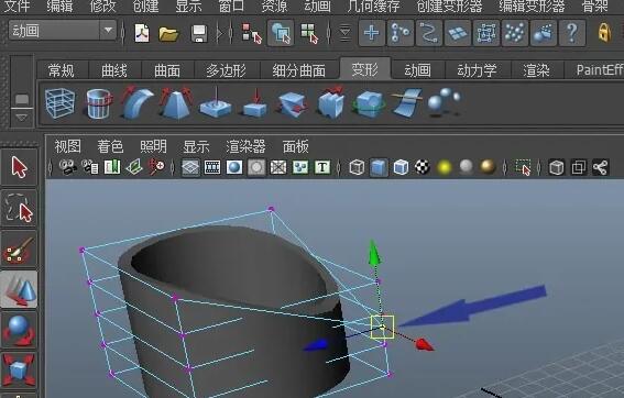 Maya怎么给模型创建晶格.jpg