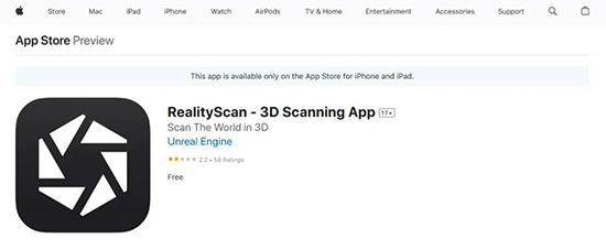 天花板级？！一部苹果手机就能搞定3D扫描建模的RealityScan发布首次更新
