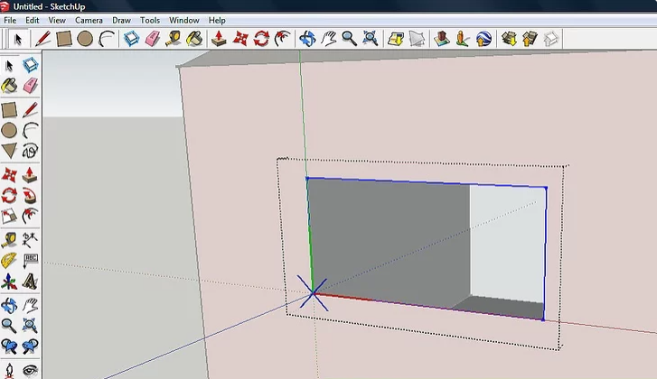 如何在草图大师SketchUp中创建窗口组件