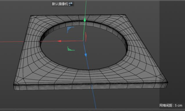 如何用C4D创建地漏表面造型