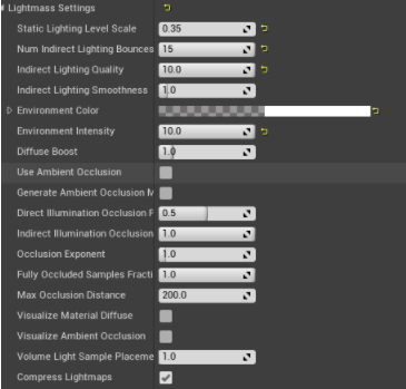 UE4室内光照处理技巧