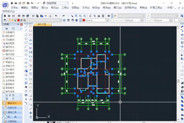 CAD建筑户型图纸新画法