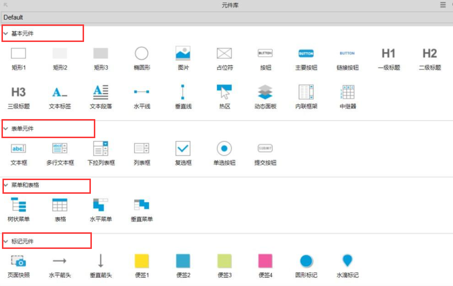 Axure基础知识点