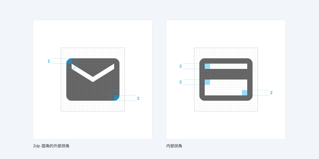 UI设计师必须知道的图标拐角那些事