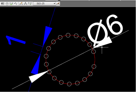 如何用CAD绘制螺纹孔