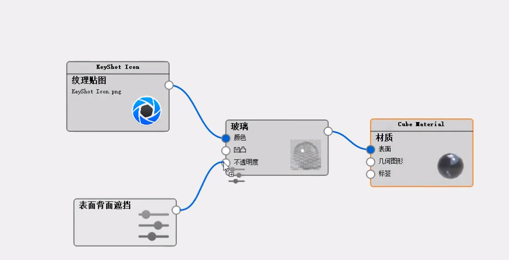 keyshot模型贴logo