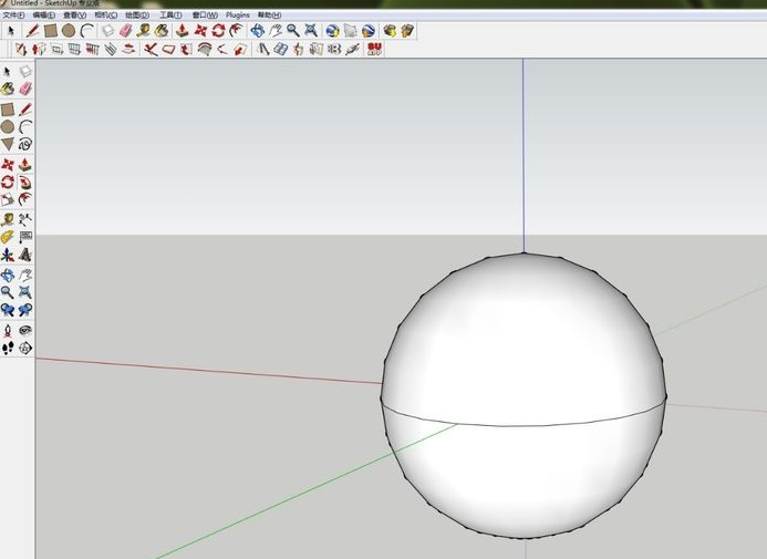 sketchup怎么绘制球体