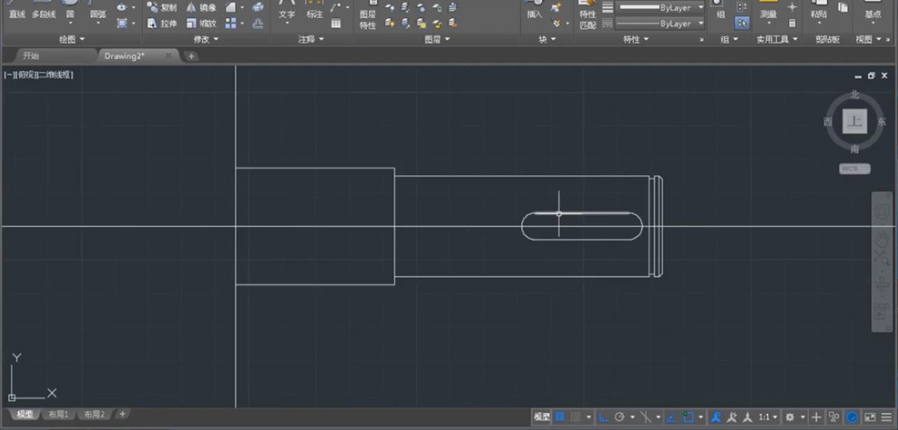 如何用CAD制作轴模型图